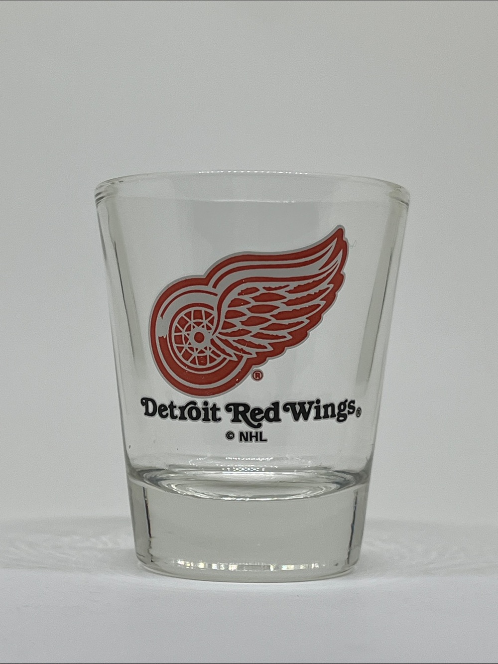 Detroit Red Wings Red Logo Shot Glass